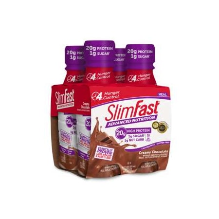 Slimfast Advanced Nutrition RTD Creamy Milk Chocolate Shake 11 oz., PK12 74008